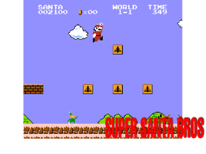 Game Thumbnail - Super Santa Bros (SMB1 Hack)